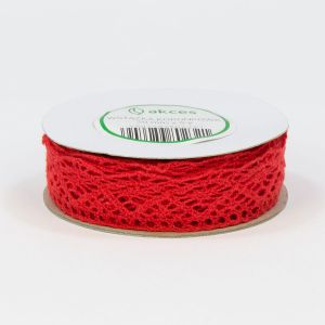Wstążka koronkowa Akces Ecru, 5y x 20mm